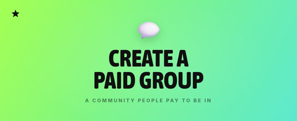 How to Create a Paid Group in 2026