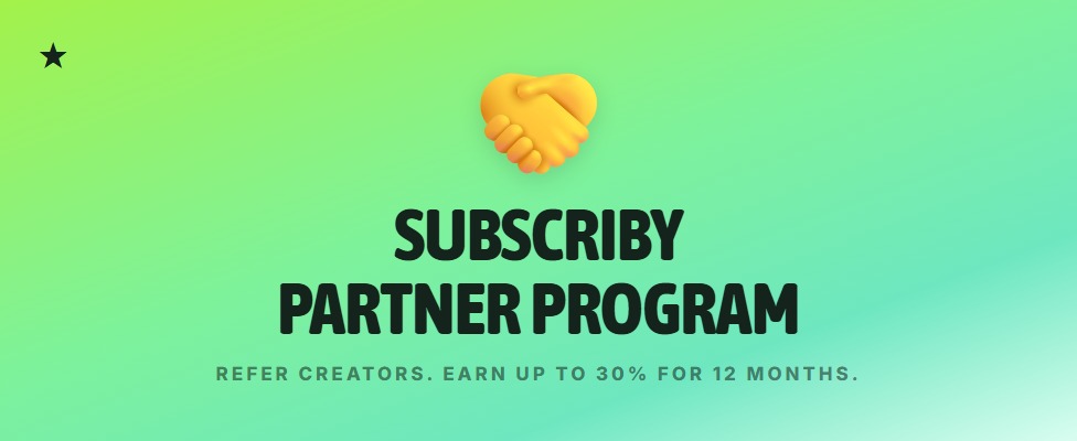 Introducing the Subscriby Partner Program